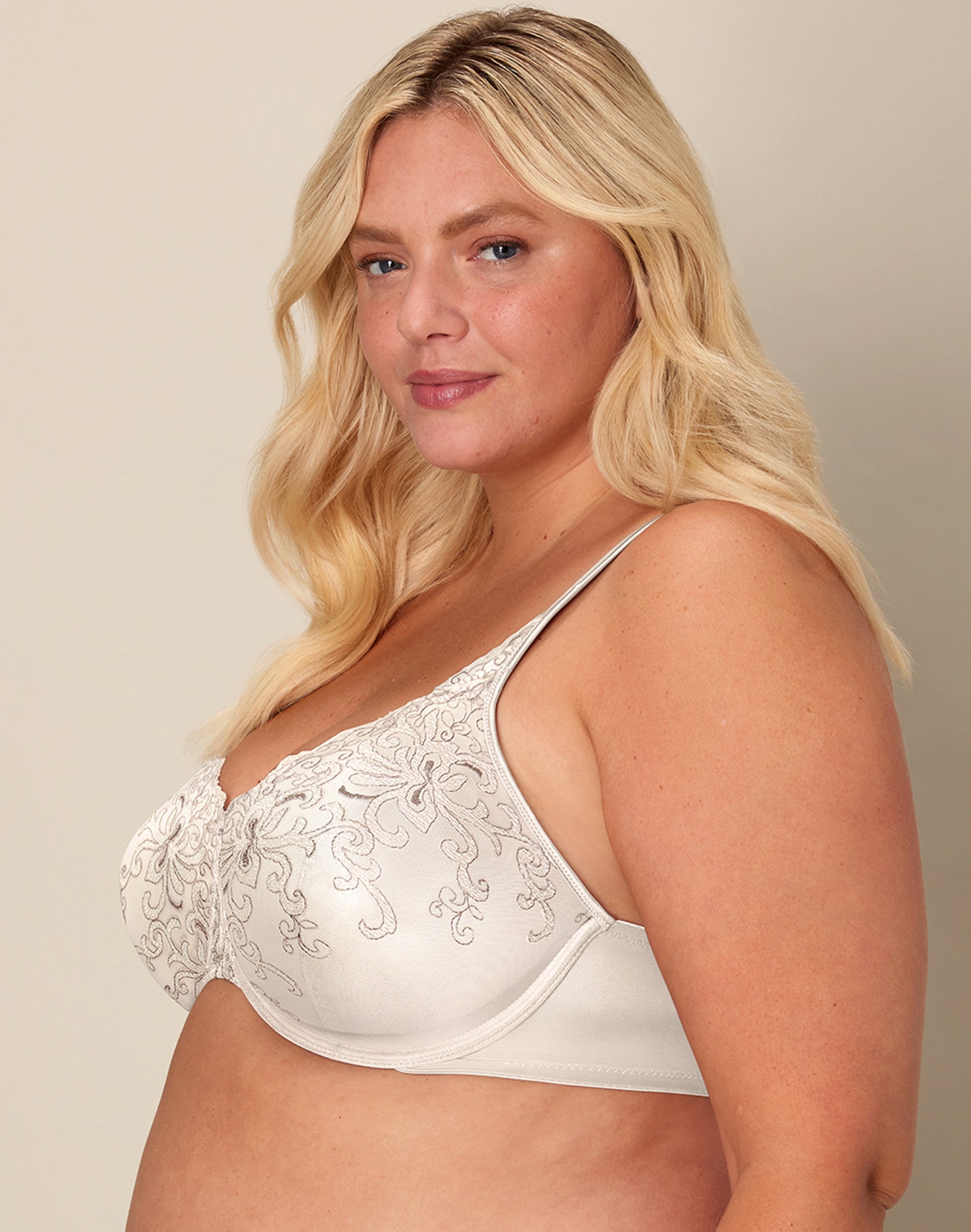 Women Lingerie Playtex Secrets Feel Gorgeous Embroidered Underwire Bra TruSupprt - Picture 8 of 26
