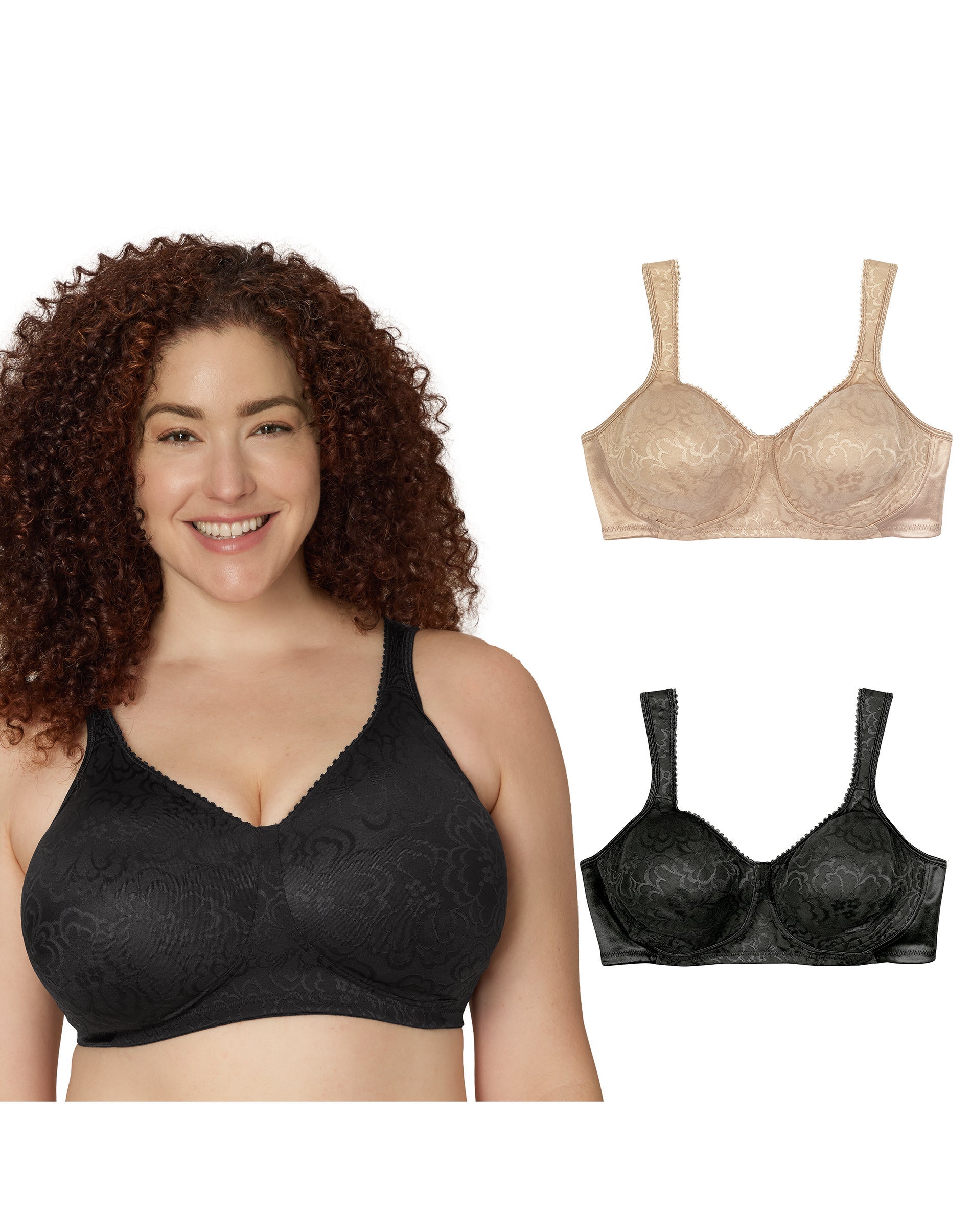 Playtex 18 Hour Ultimate Lift & Support Wireless Bra Pack, 2Pack Playtex