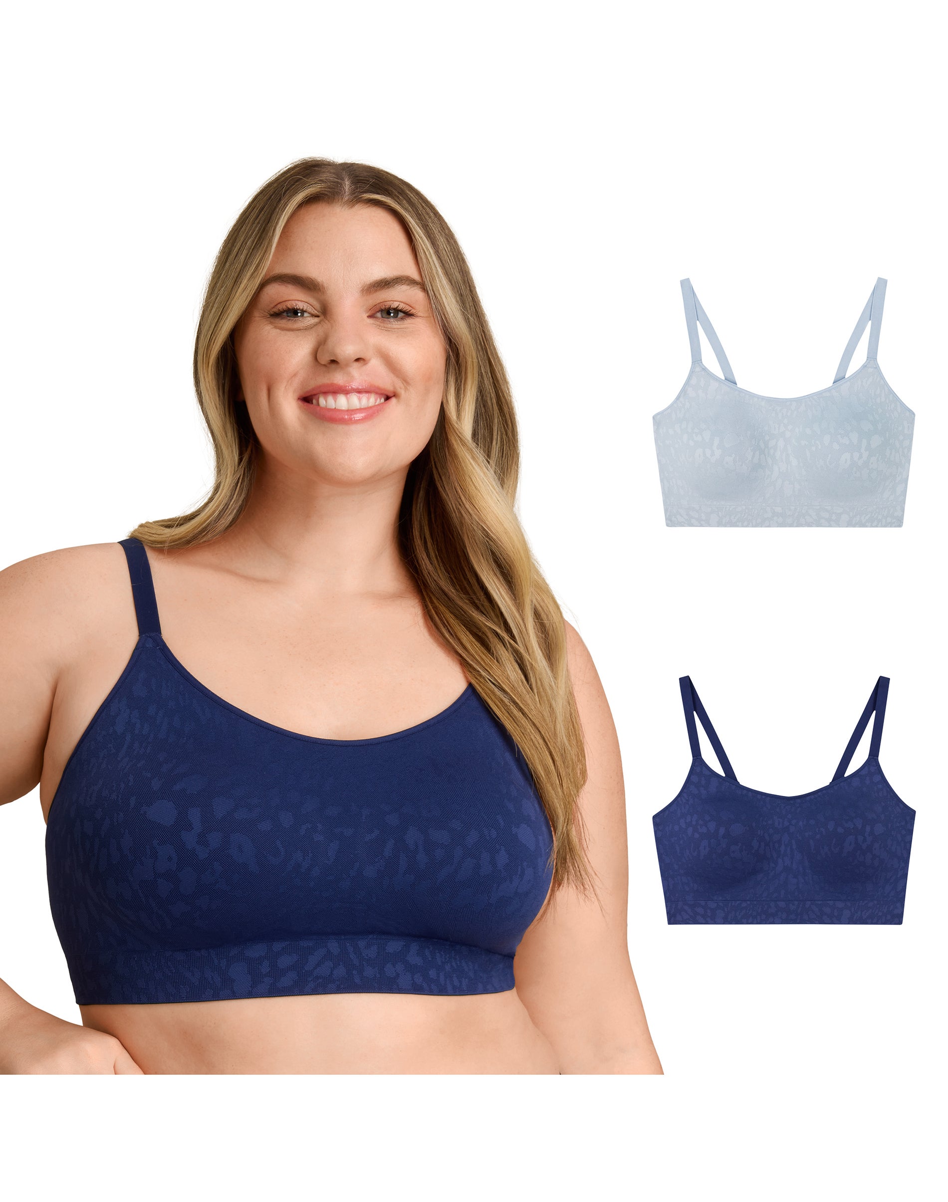 Playtex Full Coverage Convertible Wireless Bra Pack, Moisture