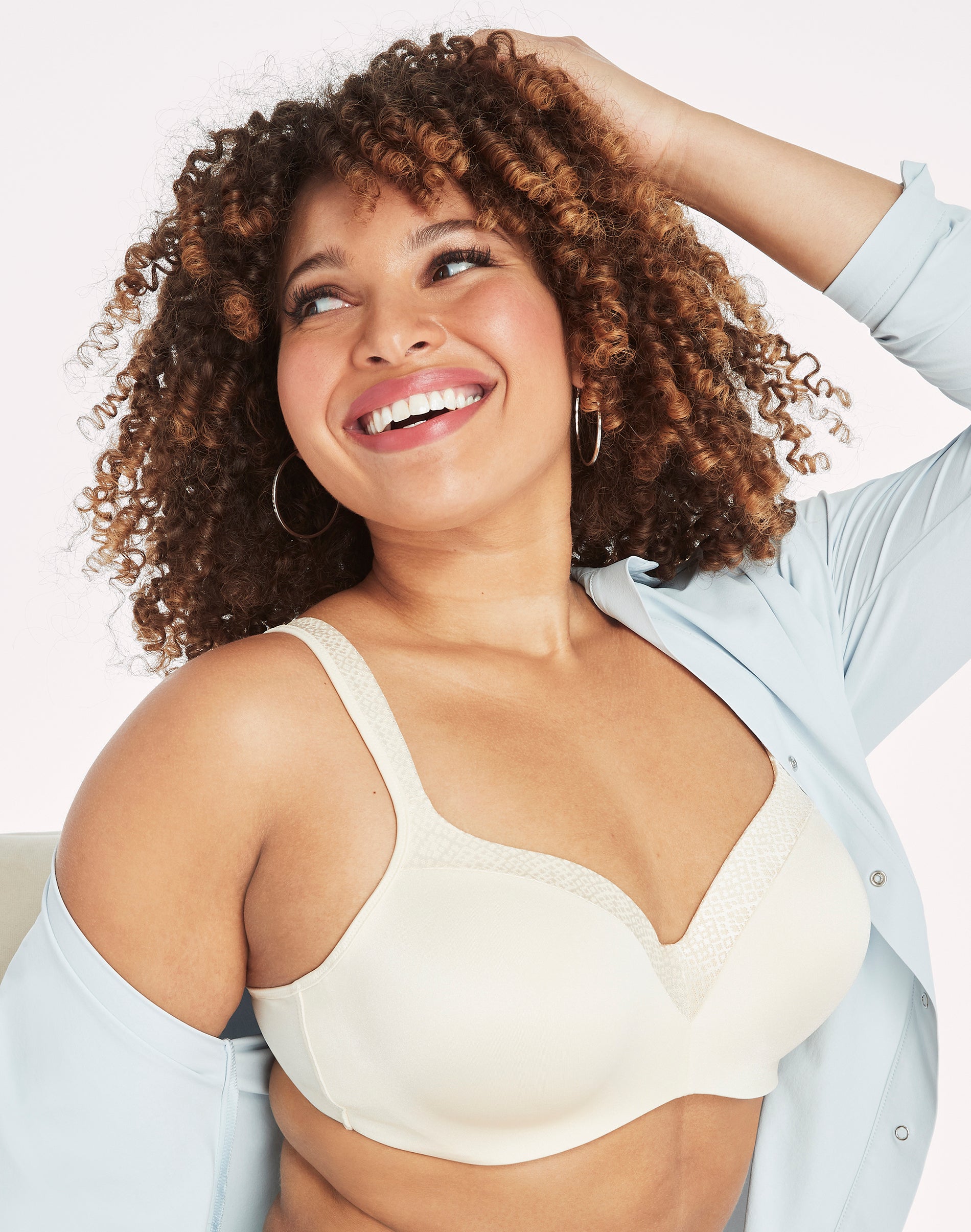Playtex Secrets Underwire Smoothing Balconette T-Shirt Bra Women's - Picture 31 of 79